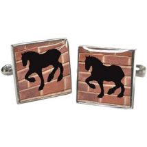 Boutons de manchettes Tyler & Tyler Boutons de manchette Marron