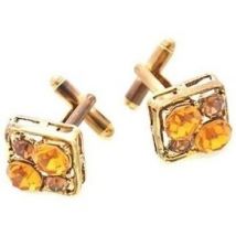 Boutons de manchettes Shefaly Boutons de manchette Midas Orange