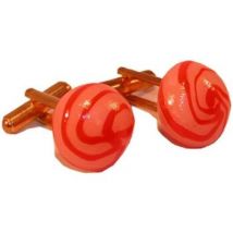 Boutons de manchettes La Fille Du Consul Boutons de manchette Bonbon Rouge