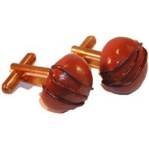 Boutons de manchettes La Fille Du Consul Boutons de manchette Bonbon Marron
