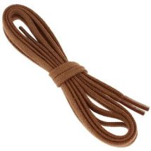 Lacets Les Lacets Français Lacets plats et fins - Marron - 150cm