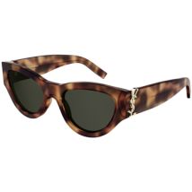 Lunettes de soleil Saint Laurent SL M94 Lunettes de soleil, Havana/Vert, 53 mm