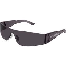 Lunettes de soleil Balenciaga BB0041S Lunettes de soleil, Gris/Gris, 99 mm