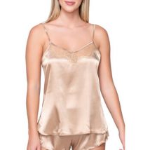Debardeur Luna Splendida Top caraco fines bretelles Prestige Satin Splendida