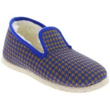 Chaussons Chausse Mouton - Charentaises SCOTTISH - Bleu - Taille