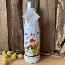 Bouteilles Alex Clark Bouteille isotherme en inox Crazy Dog Lady par