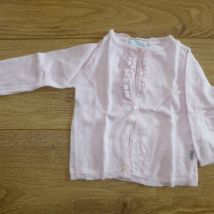 Gilet enfant MES PETITS CAILLOUX Gilet rose pâle - 6 mois - Mes petits cailloux