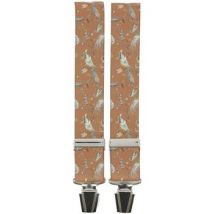 Ceinture Tony & Paul Bretelle 4 clips Paons