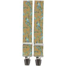 Ceinture Tony & Paul Bretelle 4 clips Paons