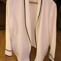 Veste Tru Trussardi VESTE BLANCHE ET NOIRE