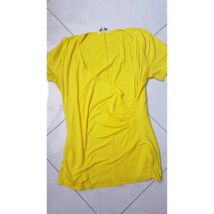 T-shirt M&S Mode Tee shirt forme cache-coeur jaune M amp;S Mode Taille L