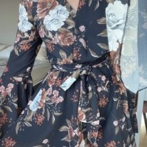 Robe Boohoo Combishort fleurie