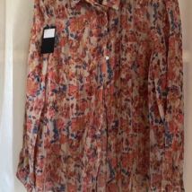 Chemise Hippie Chic Chemisier à motifs