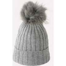 Bonnet Chikooparis Bonnet 100% pur cachemire AICA - Gris