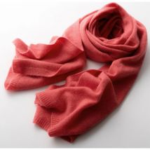 Echarpe Chikooparis Écharpe 100% pur cachemire LULU - Haricot rouge