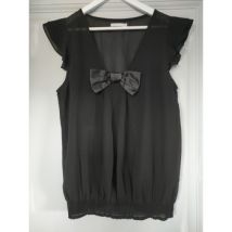 Blouses Gemo Top noir transparent