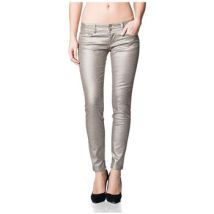 Jeans Salsa Jeans effet Python Doré