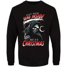 Sweatshirts Grindstore When You're Dead Inside But It's Christmas