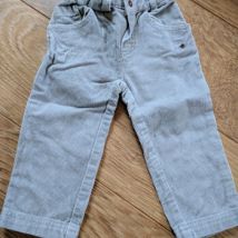 Pantalons droit Grain de blé Pantalon en velours gris Grain de blé - 18 mois
