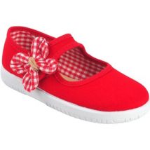Chaussures enfant Vulpeques 126-p fille en toile rouge