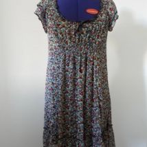 Robe courte Jcl Robe fleurie