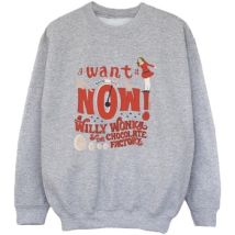 Sweat-shirt enfant Willy Wonka Verruca Salt I Want It Now