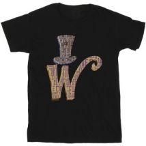 T-shirt enfant Willy Wonka W Logo Hat