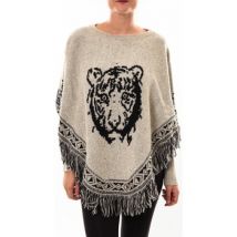 Veste Barcelona Moda Poncho 73017004 gris