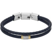 Bracelets Fossil Bracelet homme double rang bleu