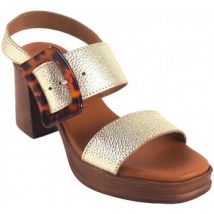 Chaussures Eva Frutos Sandale femme dorée 3657