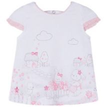 Robe enfant Mayoral Robe bebe Sérigraphiée Rose 1802