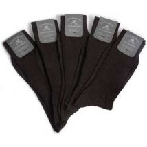 Chaussettes La Maison Du Chausseur Semainier de chaussettes de ville (x5) - Marron