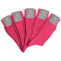 Chaussettes La Maison Du Chausseur Semainier de chaussettes de ville (x5) - Fuschia