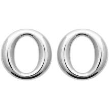 Boucles oreilles Brillaxis Boucles d'oreilles cercle argent rhodié