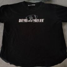 T-shirt Demi De Melee T-shirt Homme T2XL coton noir