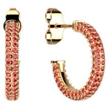 Boucles oreilles Les Georgettes Créoles Les Cadettes modèle Chica