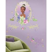 Stickers Room Studio Grand sticker mural La Princesse et la Grenouille