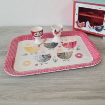 Vides poches Kiub Plateau en mélamine mes cocottes 38 cm