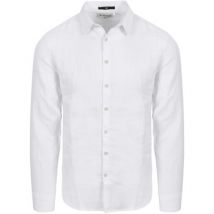 Chemise No Excess Shirt Linen Blanche