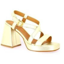 Sandales à talon Pao Nu pieds cuir laminé