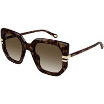 Lunettes de soleil Chloe CH0240S Lunettes de soleil, Havana/Marron, 53 mm