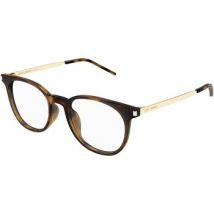 Lunettes de soleil Saint Laurent SL 683/F Cadres Optiques, Havana/Transparent, 52 mm
