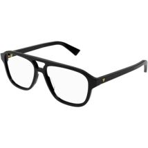 Lunettes de soleil Bottega Veneta BV1294O Cadres Optiques, Noir/Transparent, 56 mm