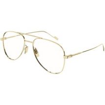 Lunettes de soleil Saint Laurent CLASSIC 11 YSL Cadres Optiques, Or/Transparent, 55 mm