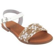 Chaussures Duendy Sandale blanche pour femme 3743