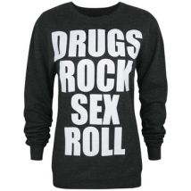 Sweat-shirt Kill Brand Drugs And Rock