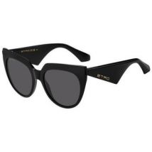 Lunettes de soleil Etro 0003/S Lunettes de soleil, Noir/Gris, 55 mm