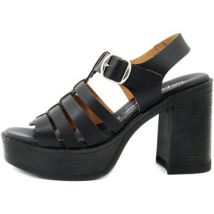 Sandales Raquel Perez Femme Chaussures, Sandales en Cuir, Talon et Plateau-20771