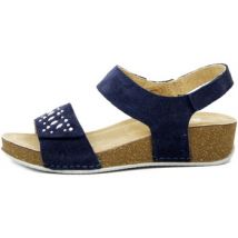 Sandales Atema Femme Chaussures, Sandales en Daim, Talon compensé-7739