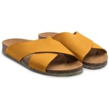 Sandales plates Zouri Sun Linen - Mustard